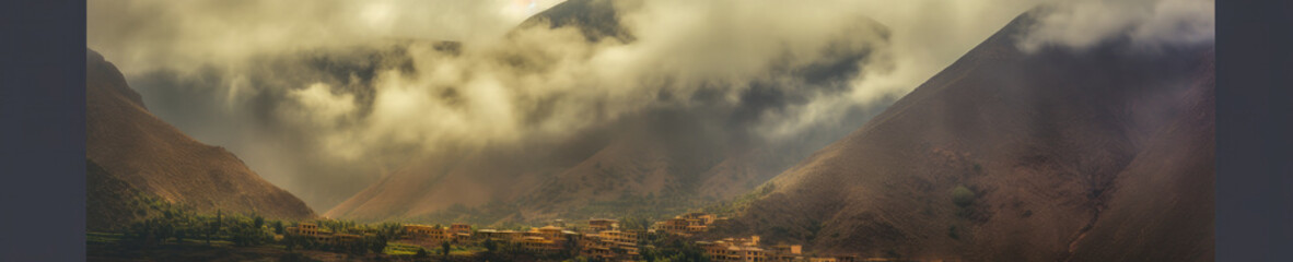 Fototapeta premium Mount Toubkal Atlas Mountains Morocco