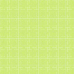 Lime Geometric Entanglement, A zesty lime green square image featuring a complex entanglement of geometric lines forming a maze-like pattern.