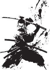 macchia di inchiostro di un samurai 5