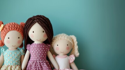 Her dolls are cherished companions, sharing in her laughter and providing comfort and joy