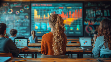 Visualize a dynamic marketing course that combines interactive lectures with real-world case studies, practical group projects, and technical field visits. 