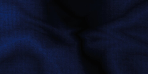 Fototapeta premium Blue texture fabric background natural linen texture. Blue texture fabric cloth textile background. Fabric background Close up texture of natural weave line textile material .