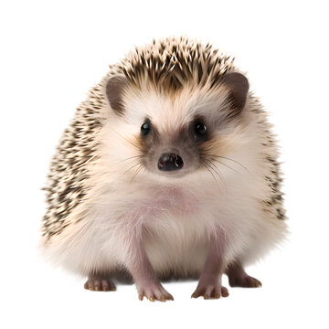 hedgehog isolated on transparent background