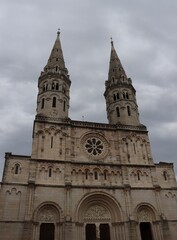 Fototapeta na wymiar The Saint Pierre church in Macon , France