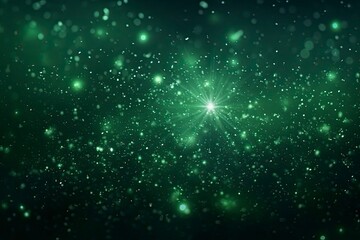 Green sparks. Background