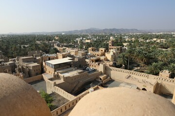 beautiful view of the city of Nizwa, Oman