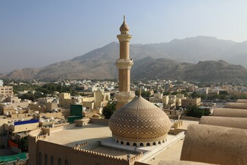 beautiful view of the city of Nizwa, Oman