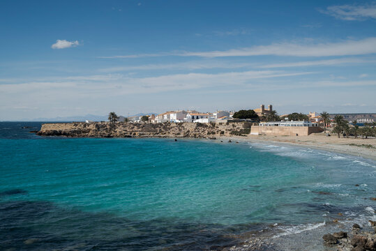 Views of the city of Tabarca, in the municipality of Alicante, Spain