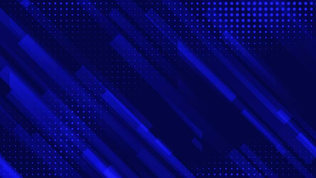Smooth Strips Background Loops. Minimal abstract gradient animations in blue color schemes.