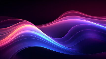  dynamic surface with abstract waves a neon blue and purple liquid background with ripple effect a...
