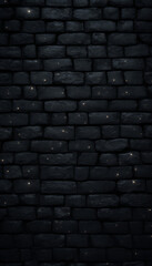 A dark black brick texture with spot light coming from top left, iphone  background