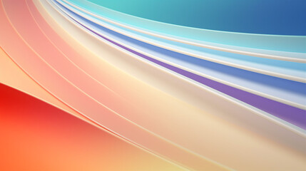 Vibrant abstract background with curved multicolored lines