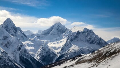 Fototapeta premium snow covered mountains