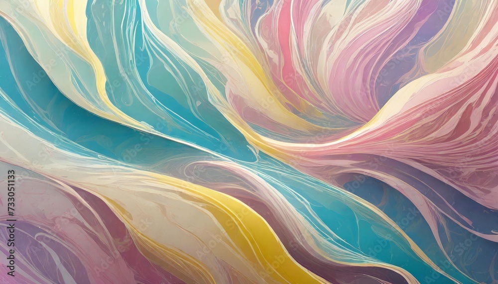 Canvas Prints an abstract liquid background inspired by the beauty of pastel colors famous wallpaper texture illustration