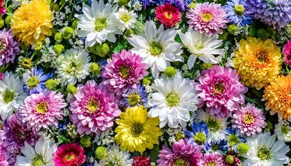 multi colored gerbera daisies and butterfly