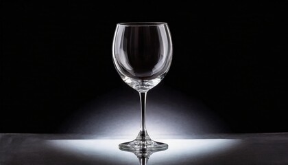 empty wine glass isolated on transparent png