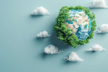 minimalist design background world backup day,copy space.