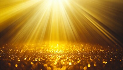 gold yellow gradient blur rays lights abstract background