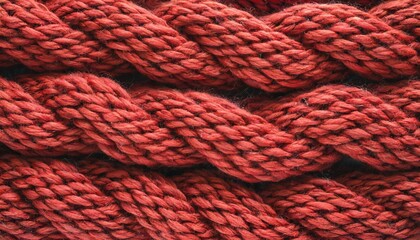 overlap of red wool knitted yarn texture woolen fabric background