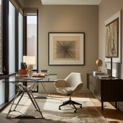 a minimalist home workspace