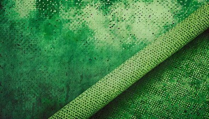 green abstract grunge texture with halftone background
