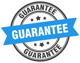 guarantee stamp. guarantee label on transparent background. round sign - obrazy, fototapety, plakaty