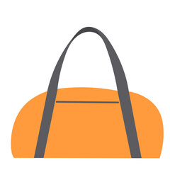 sports bag on white background vector