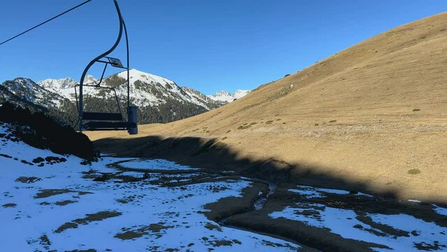 T&eacute;l&eacute;si&egrave;ge station de ski sans neige