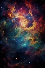Amazing Space Nebula and Stars