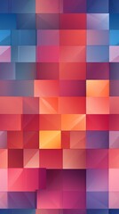 Colorful geometric background with squares