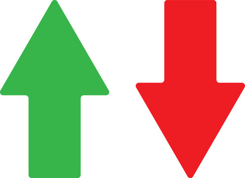Up and down arrow. Up and down arrow vector design.