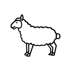 Sheep icon. outline icon