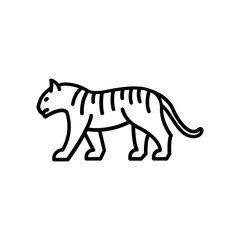 Tiger icon. outline icon