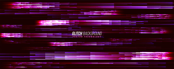Glitch background. Abstract noise effect, error signal, television technical problem. Vector illustration.