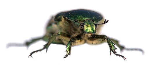 Green Rose Chafer, in latin Cetonia Aurata
