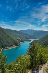 Fototapeta na wymiar Aussicht in den albanischen Alpen