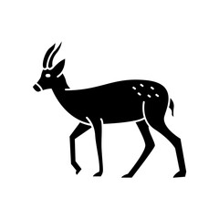 Antelope icon. solid icon