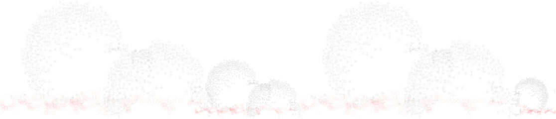 Vector sketch design illustration of tree plants in the forest