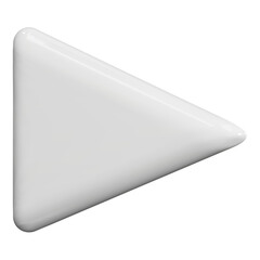 A white png arrows. Shiny 3d glass Arrows icon. Arrows Cartoon minimal style collection. 3d png illustration.