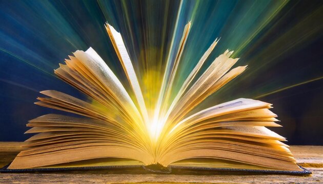 abstract image of an open book closeup