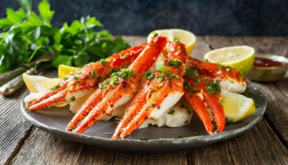 cajun style grilled snow crab legs