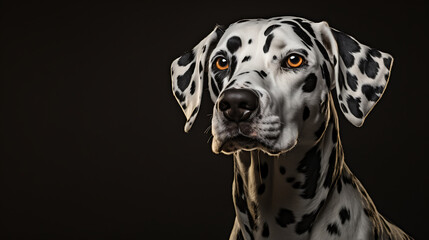 Dalmatian with spots