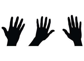 Obraz premium hand vector illustration isolated on white background. 