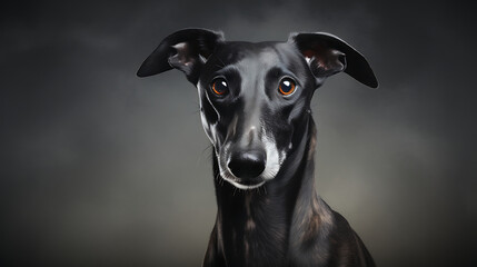 Greyhound with a sleek and graceful appearance