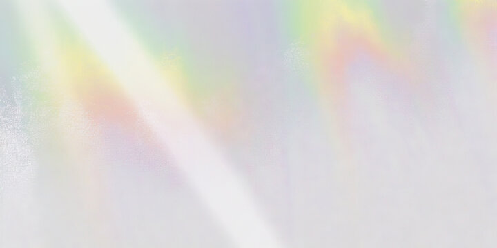 Elegant background frame with silver rainbow overlay. rainbow foil texture. Soft holographic pastel unicorn marble background