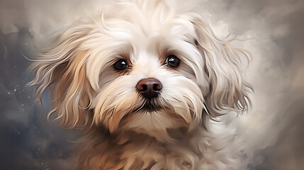 Havanese with expressive eyes