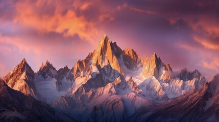 Mountain Majesty: An AI-Generated Hyperrealistic Landscape in Vibrant Colors