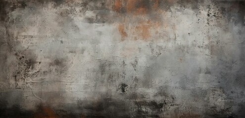 Empty gray concrete texture background. AI-generated.