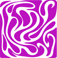 Fluid pattern illustration. Liquify abstract hand drawing design element