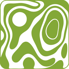 Obraz premium Fluid pattern illustration. Liquify abstract hand drawing design element